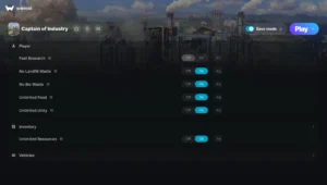 Captain of Industry Trainer screenshot