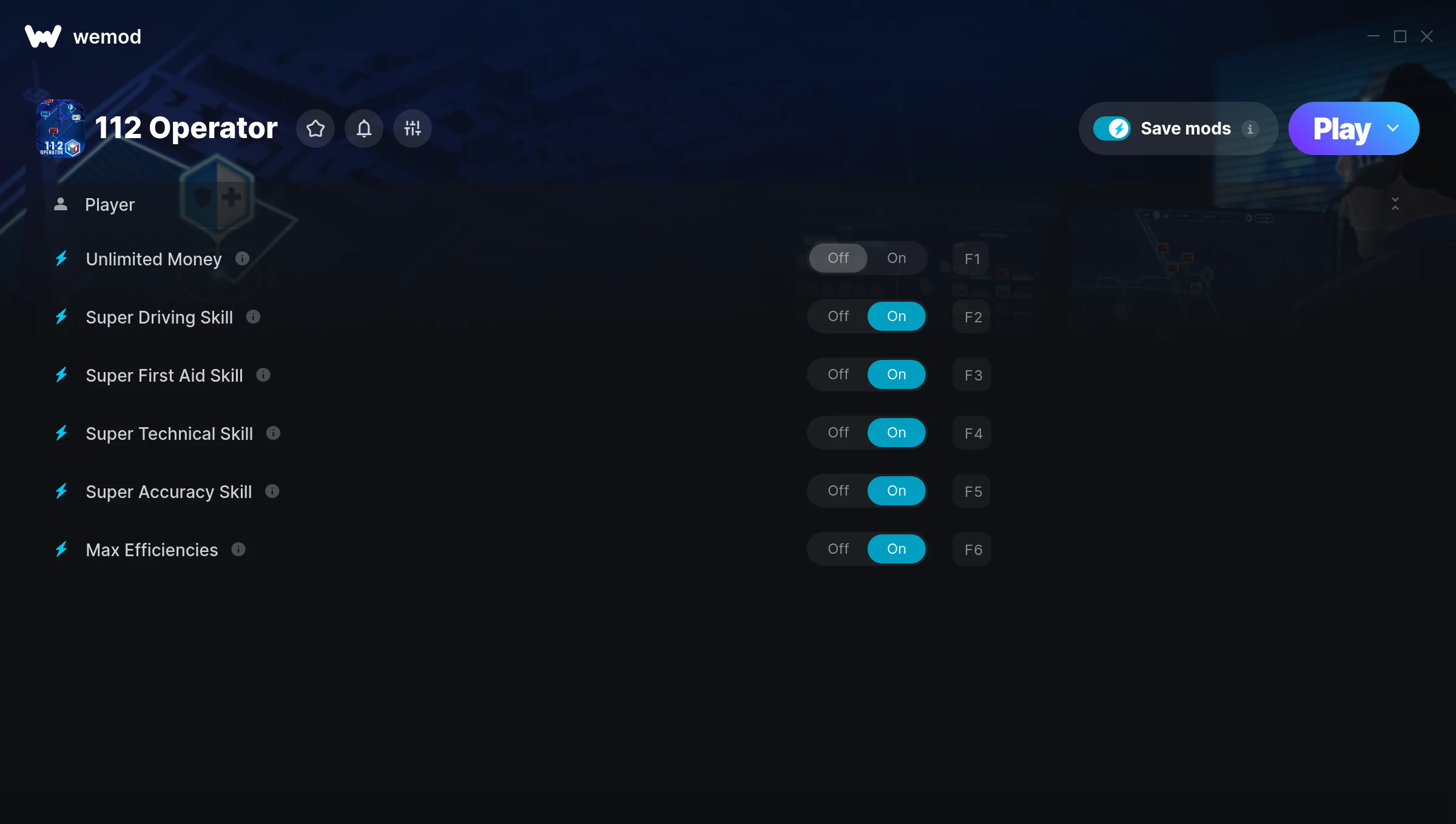 112 Operator Trainer screenshot