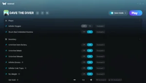 Dave the Diver Trainer screenshot