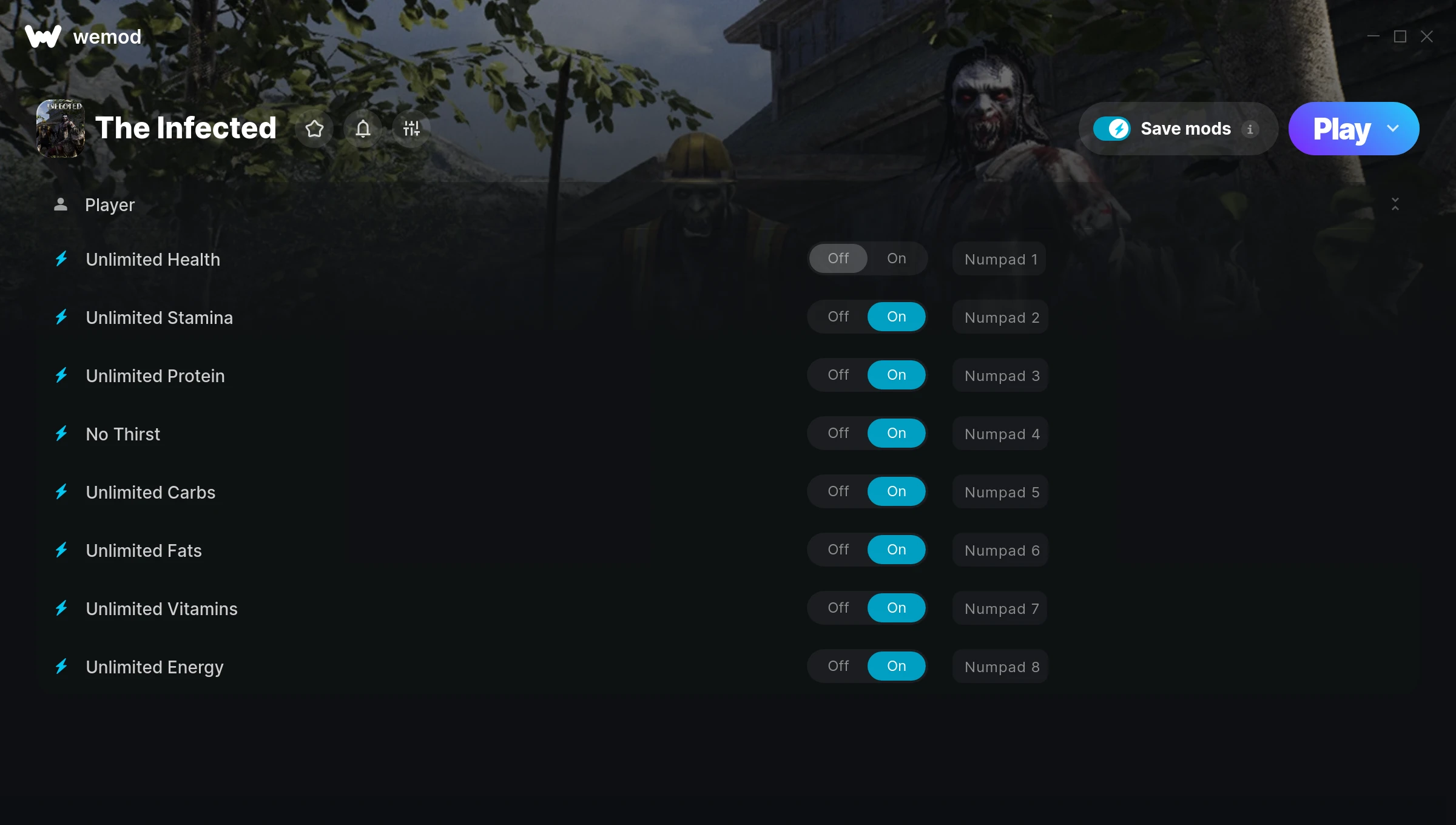 The Infected Trainer screenshot