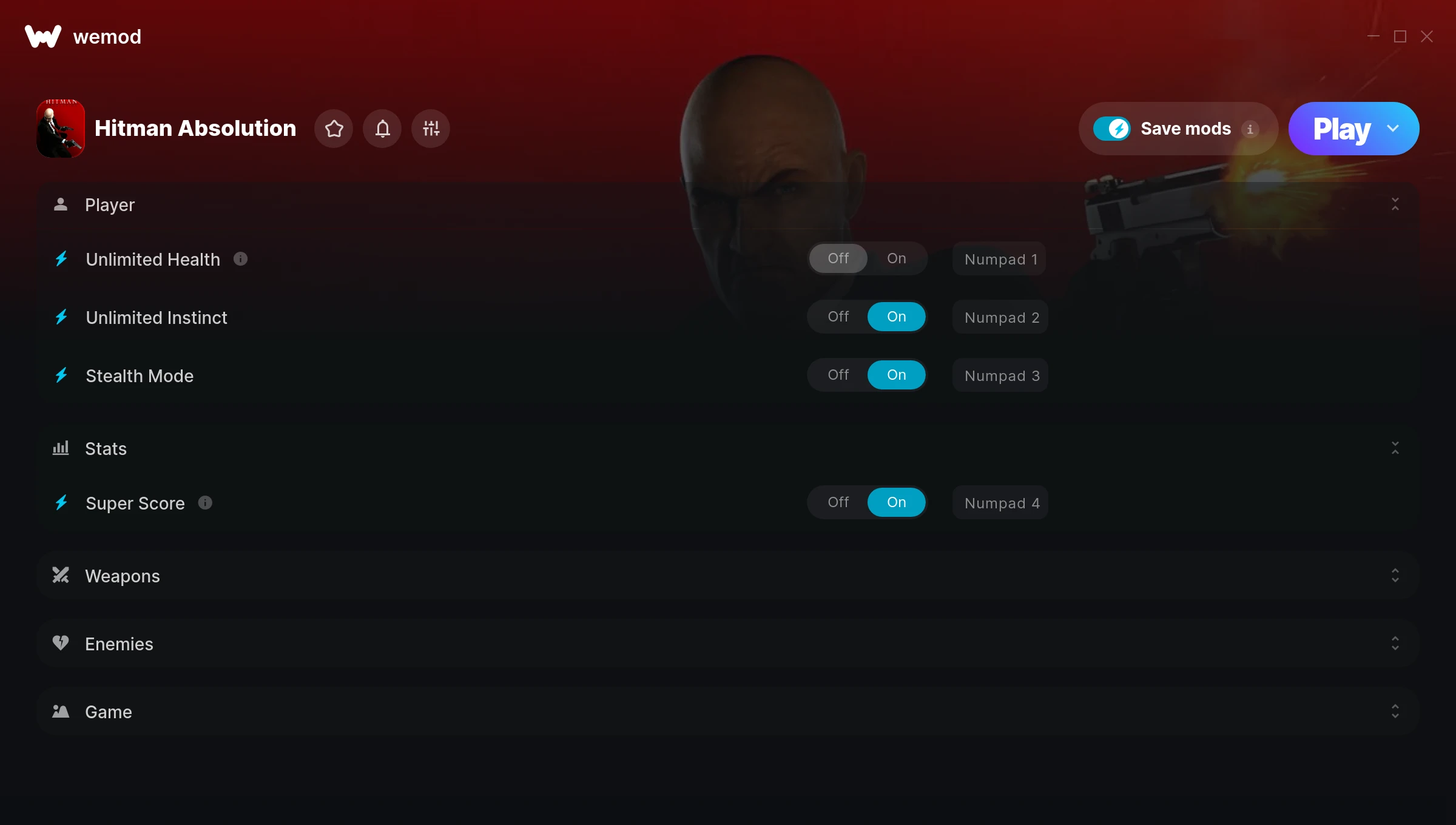 Hitman Absolution Trainer screenshot