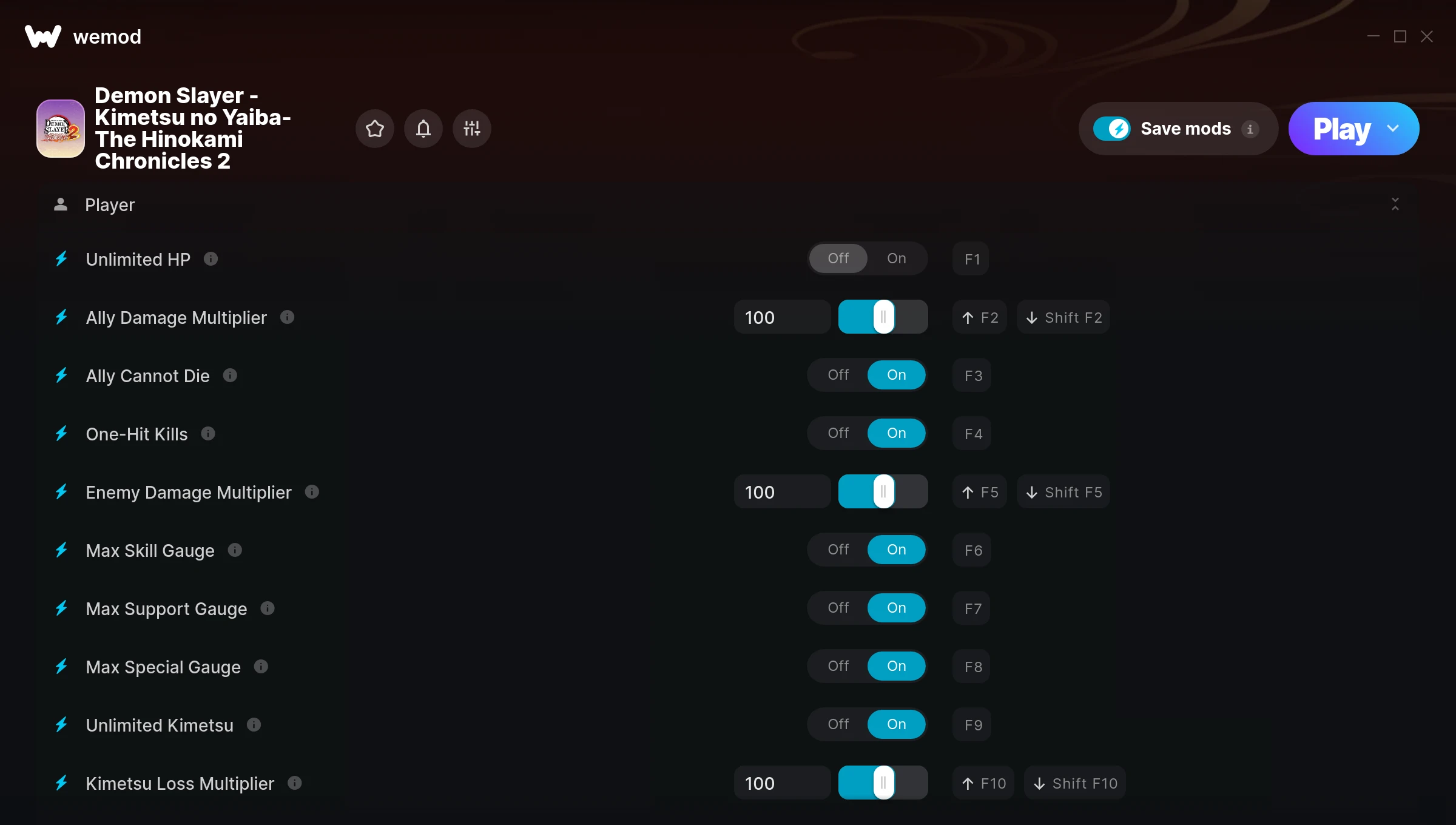Demon Slayer Kimetsu No Yaiba the Hinokami Chronicles 2 Trainer screenshot