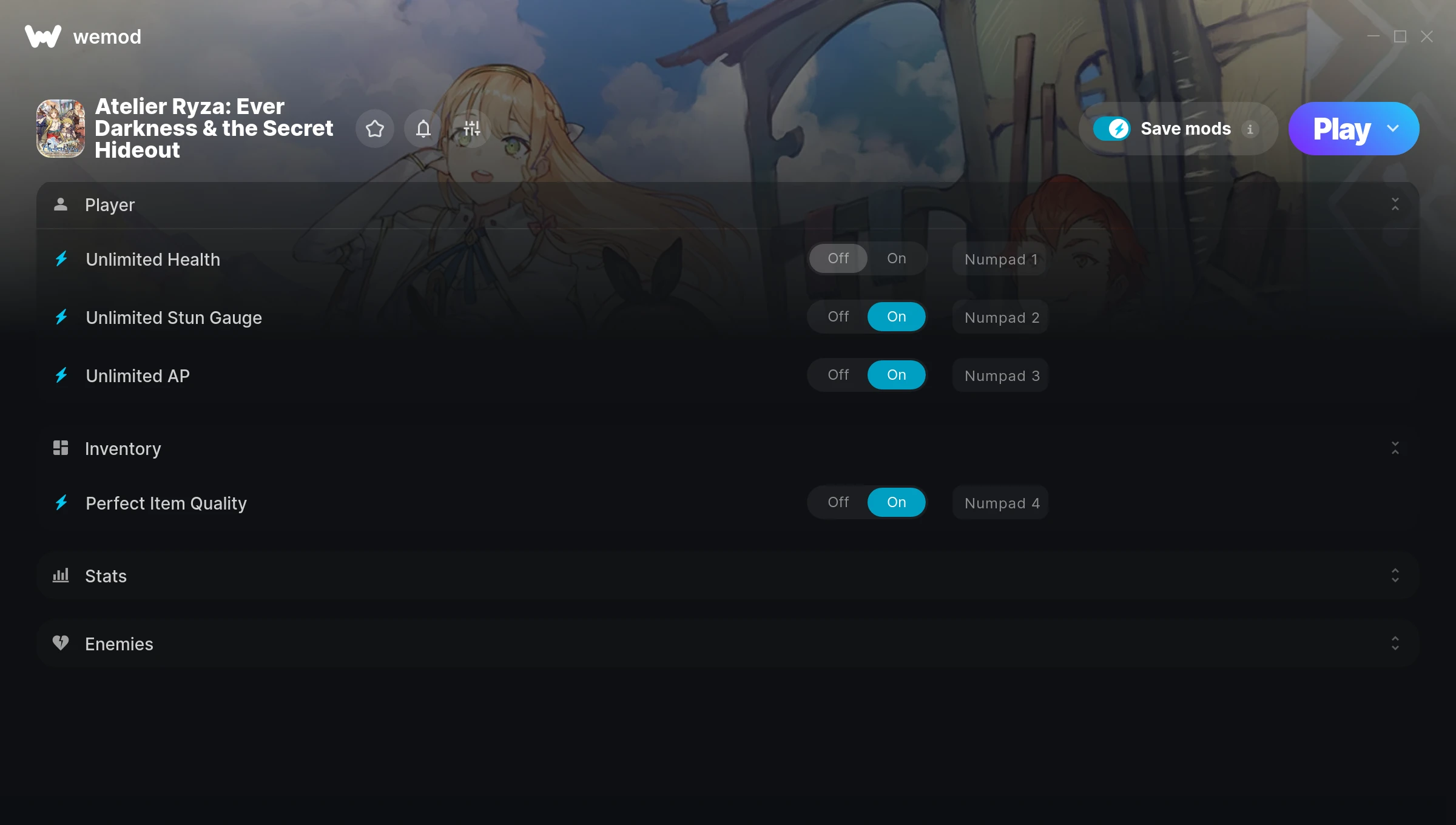 Atelier Ryza Ever Darkness the Secret Hideout Trainer screenshot