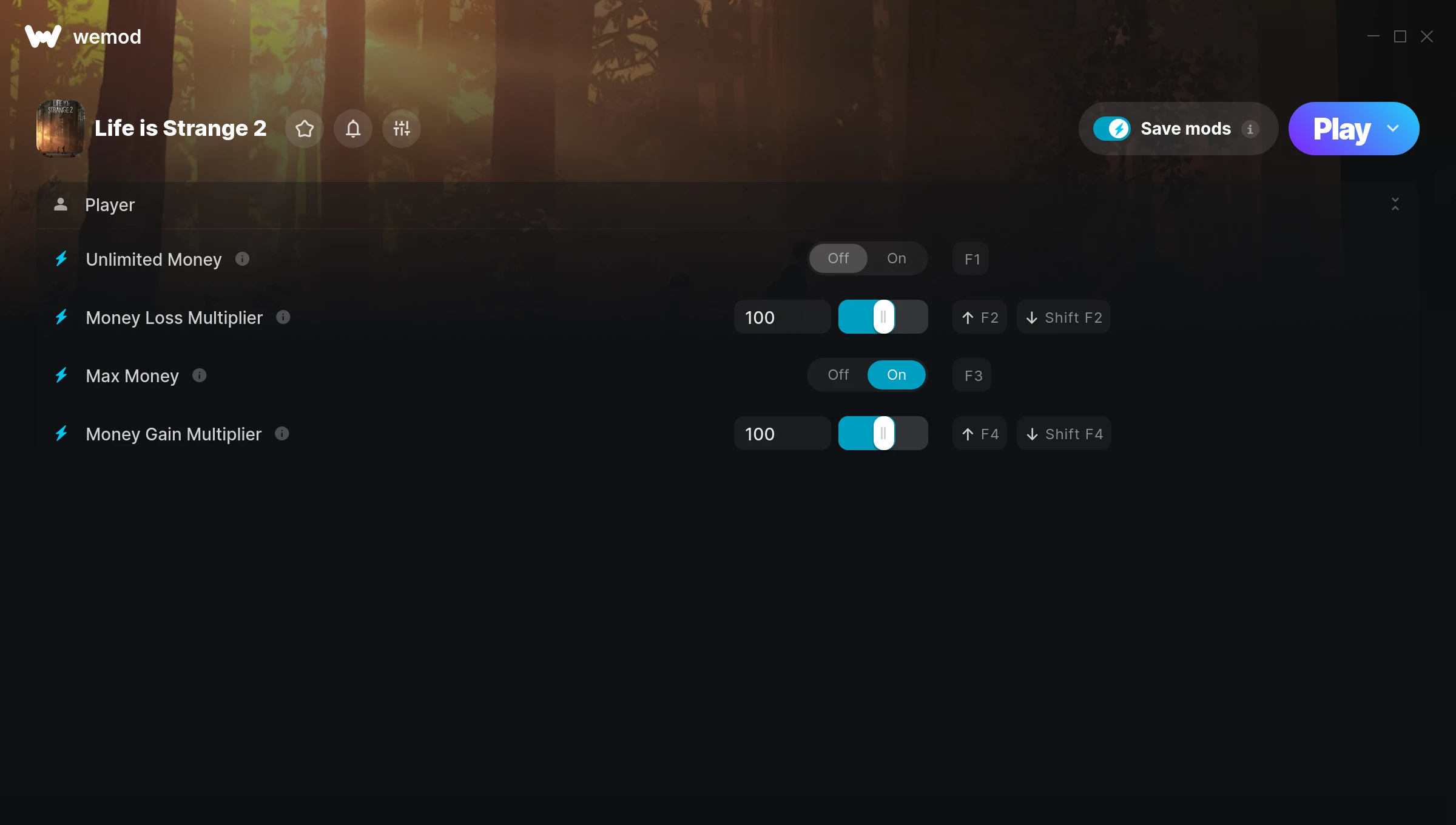 Life is Strange 2 Trainer screenshot