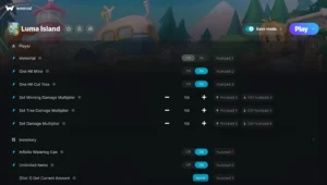 Luma Island Trainer screenshot