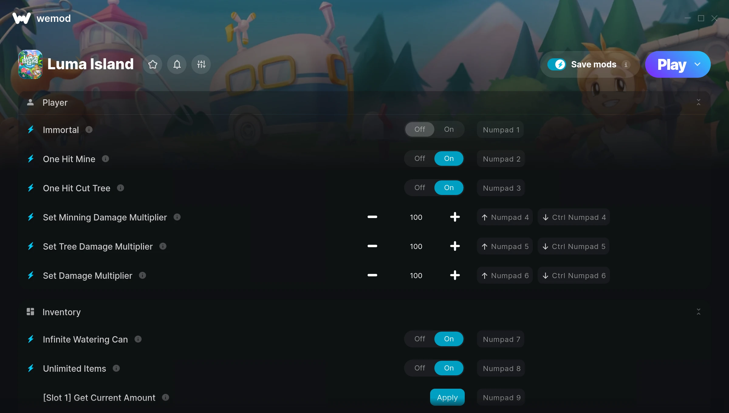 Luma Island Trainer screenshot