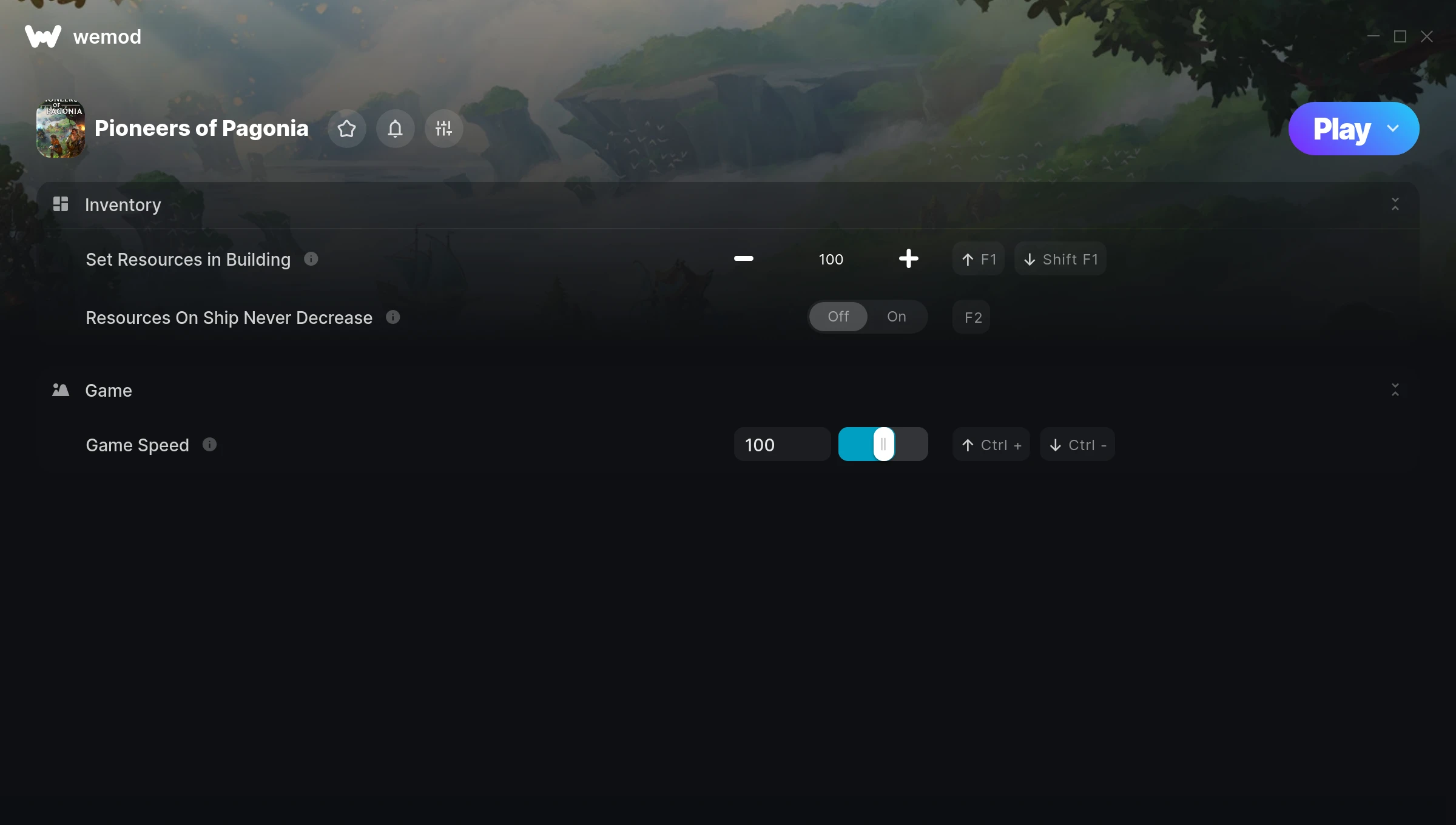 Pioneers of Pagonia Trainer screenshot