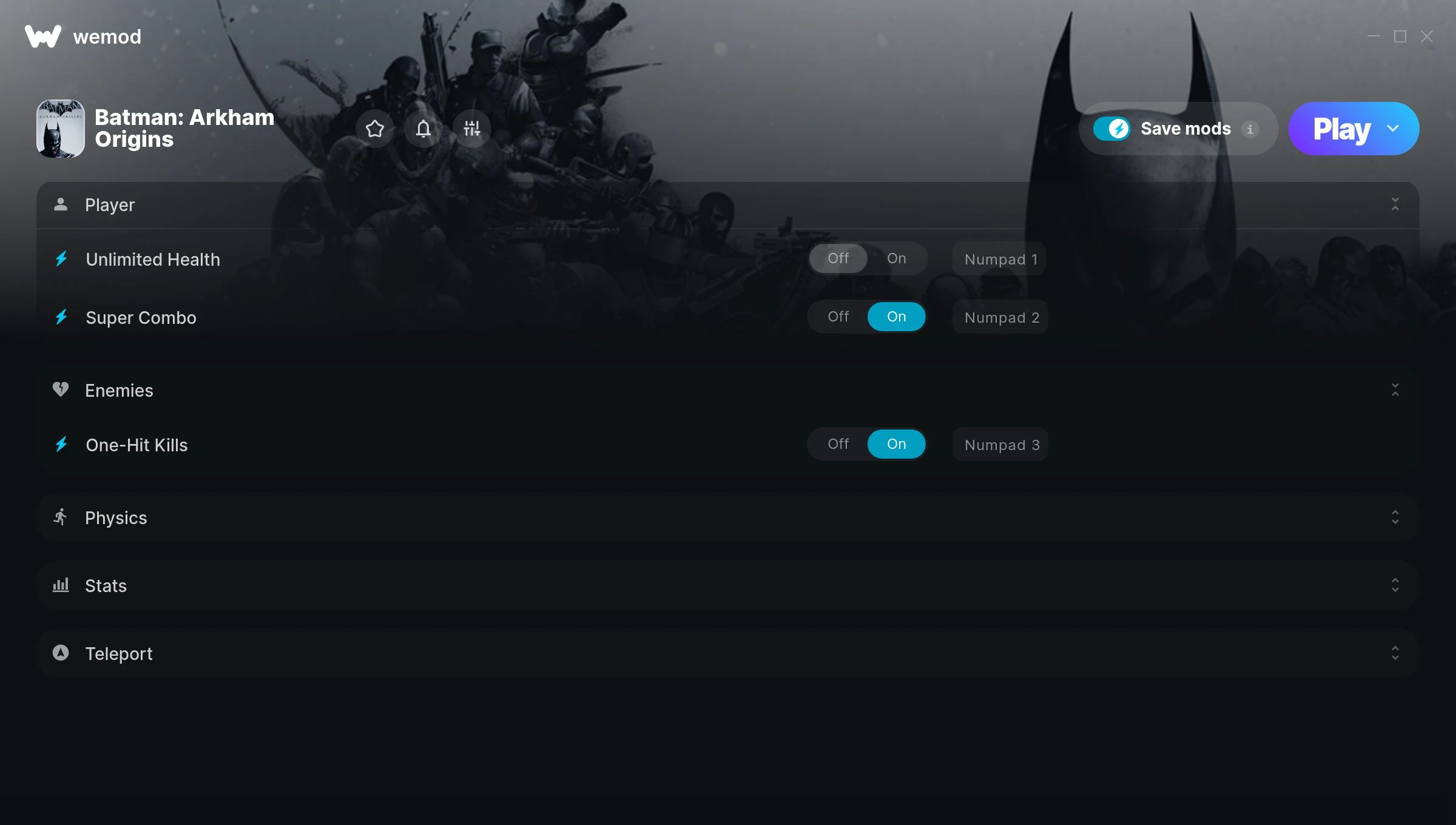 Batman: Arkham Origins Trainer screenshot