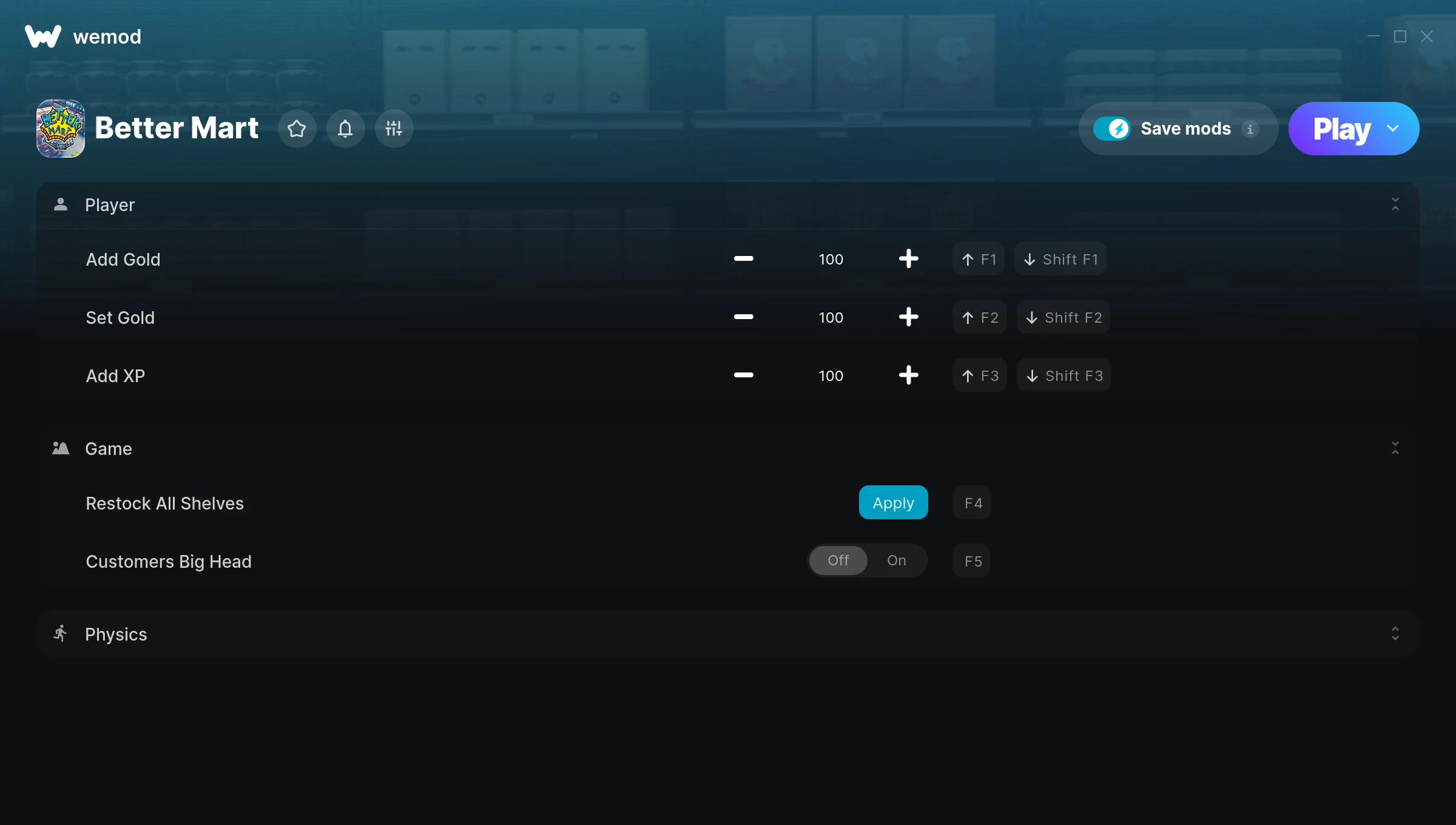 Better Mart Trainer screenshot