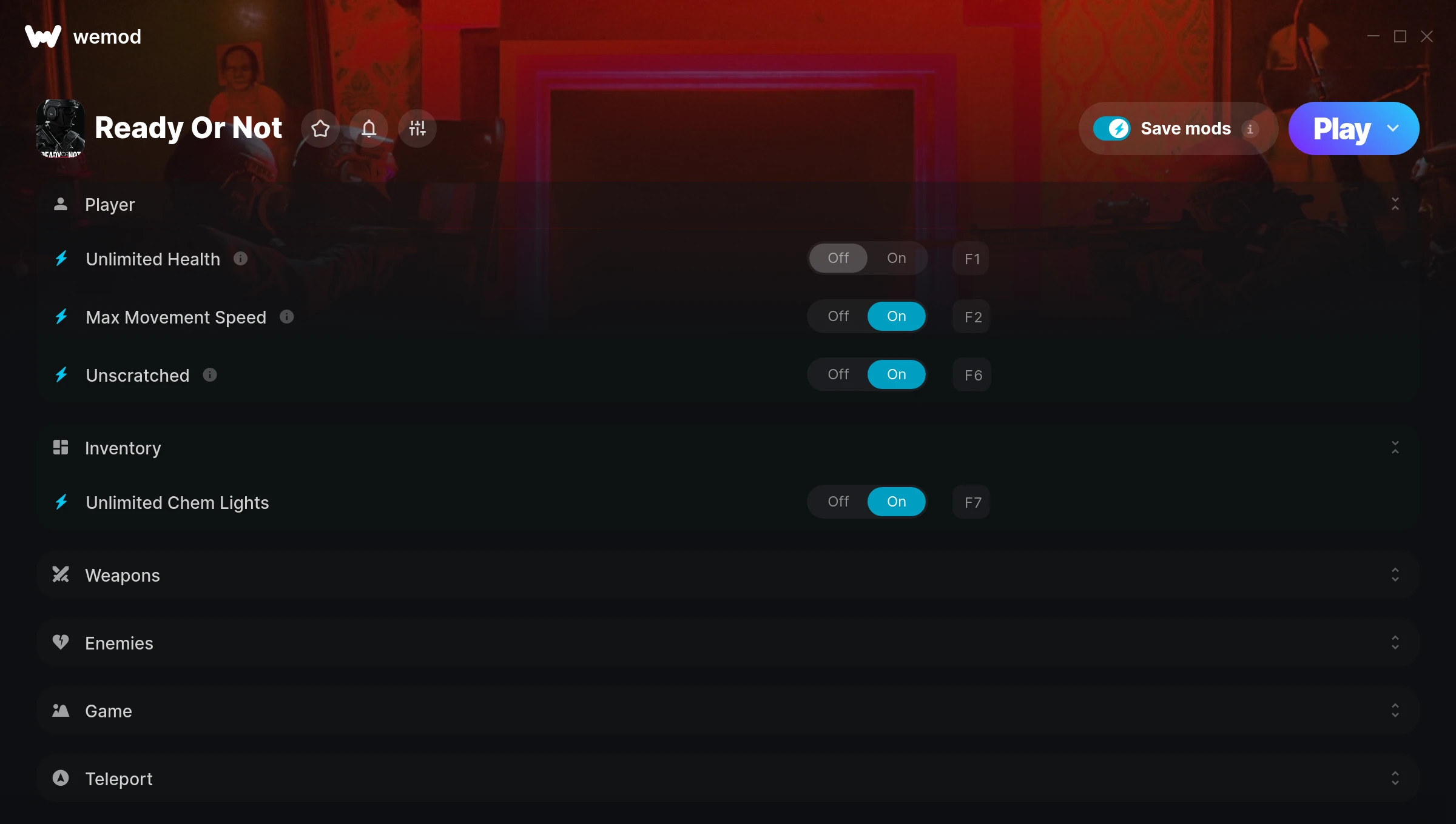 Ready or Not Trainer screenshot
