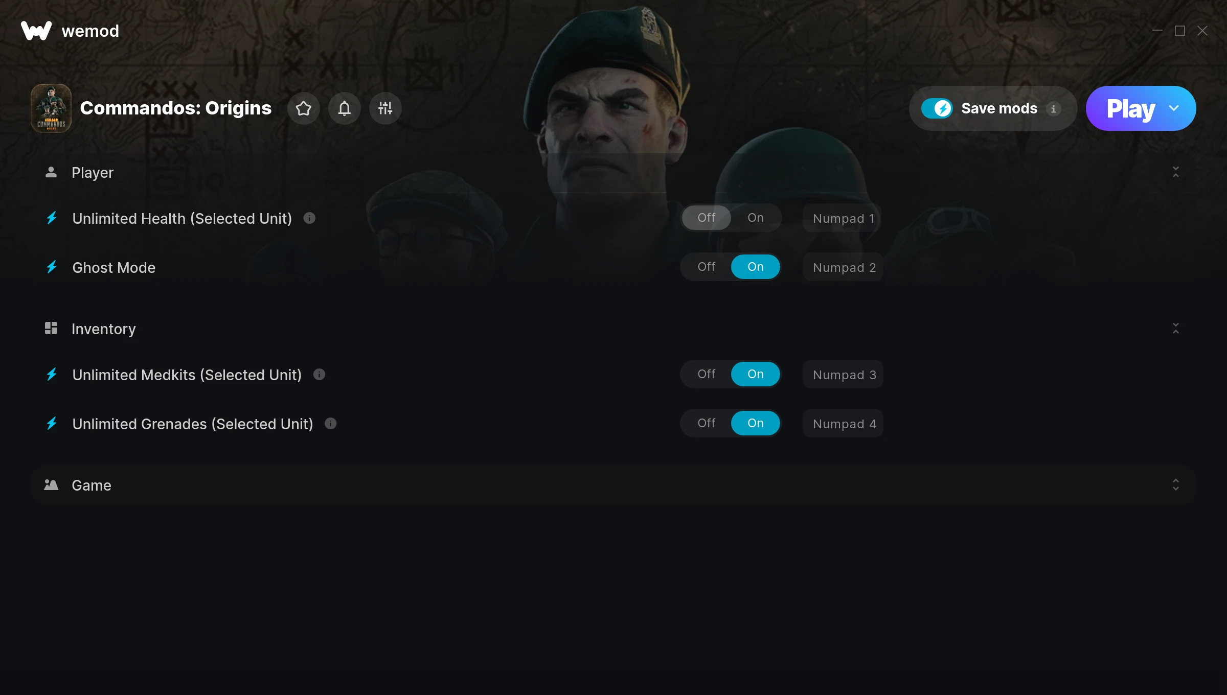Commandos: Origins Trainer screenshot