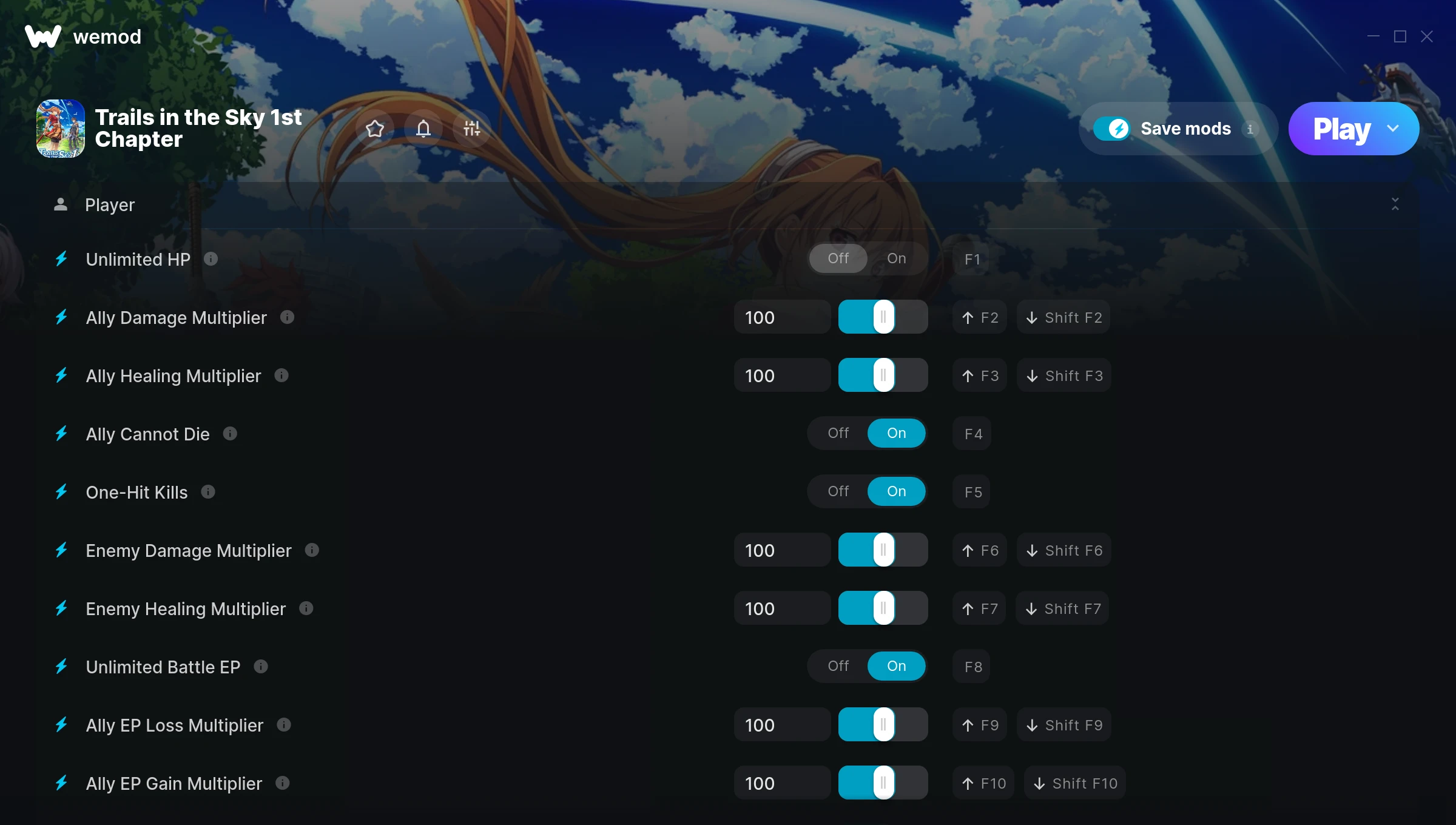 Trails in the Sky 1St Chapter Trainer screenshot