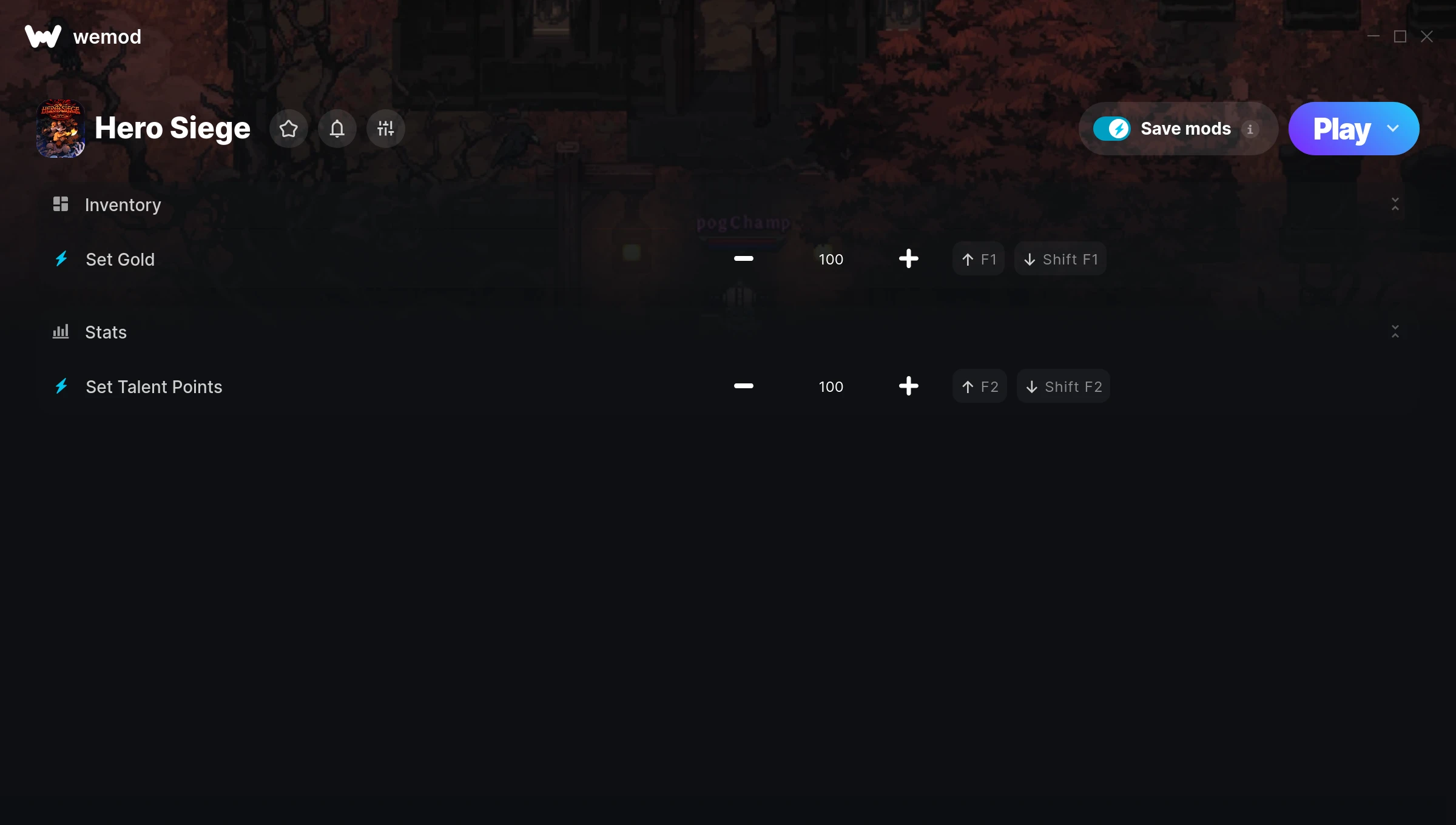 Hero Siege Trainer screenshot