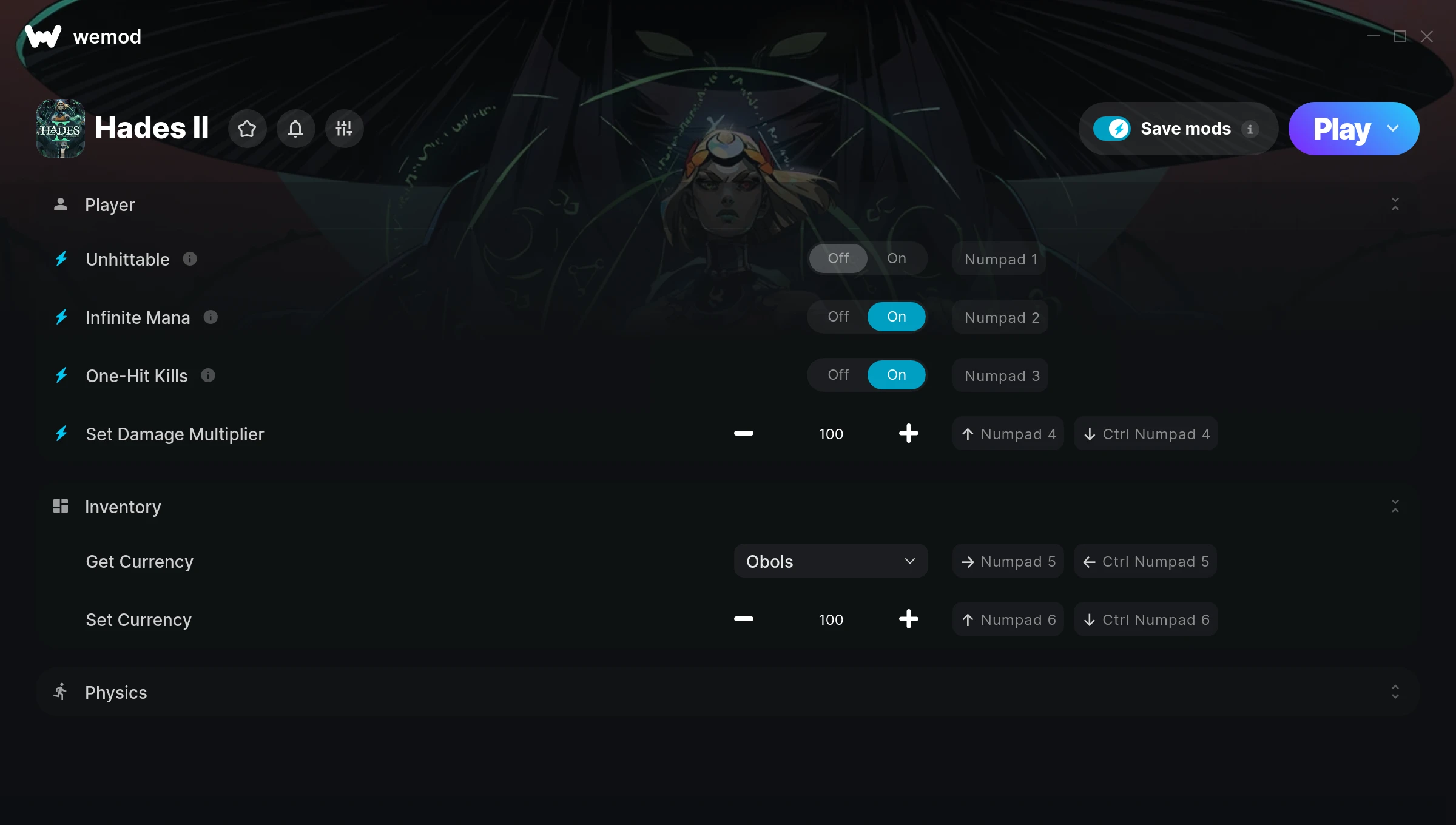 Hades II Trainer screenshot