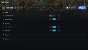 Factorio Trainer screenshot