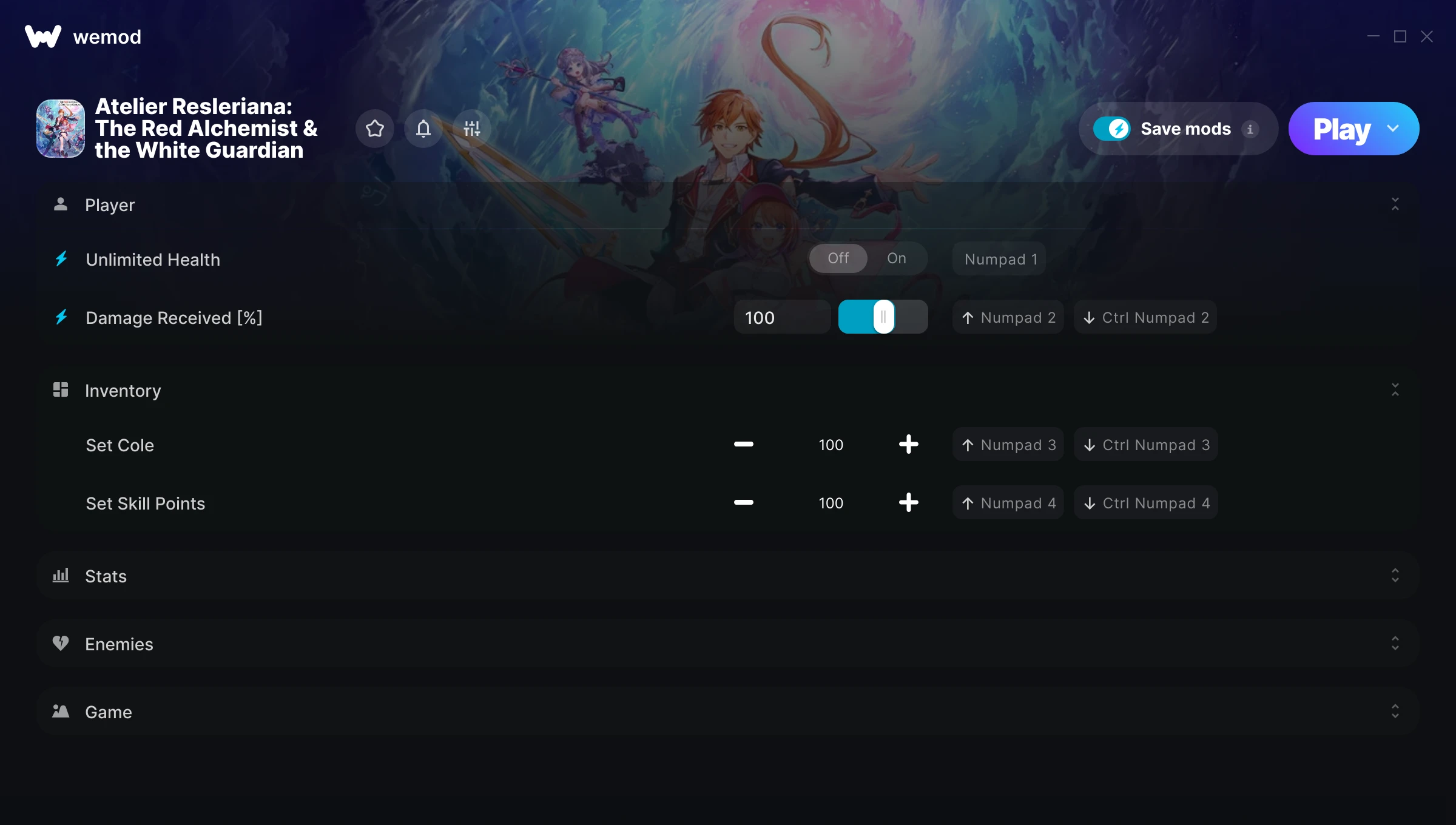 Atelier Resleriana the Red Alchemist the White Guardian Trainer screenshot