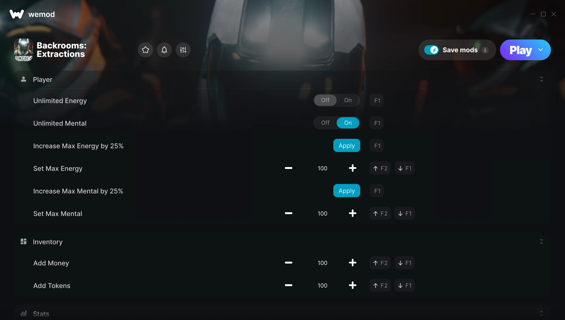 Backrooms: Extractions Trainer screenshot
