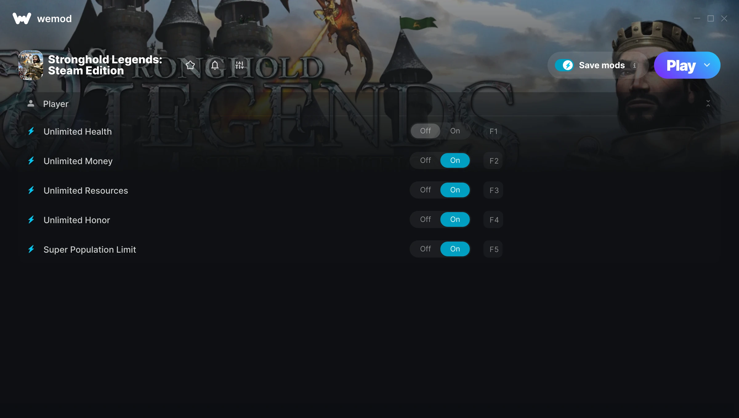 Stronghold Legends: Steam Edition Trainer screenshot