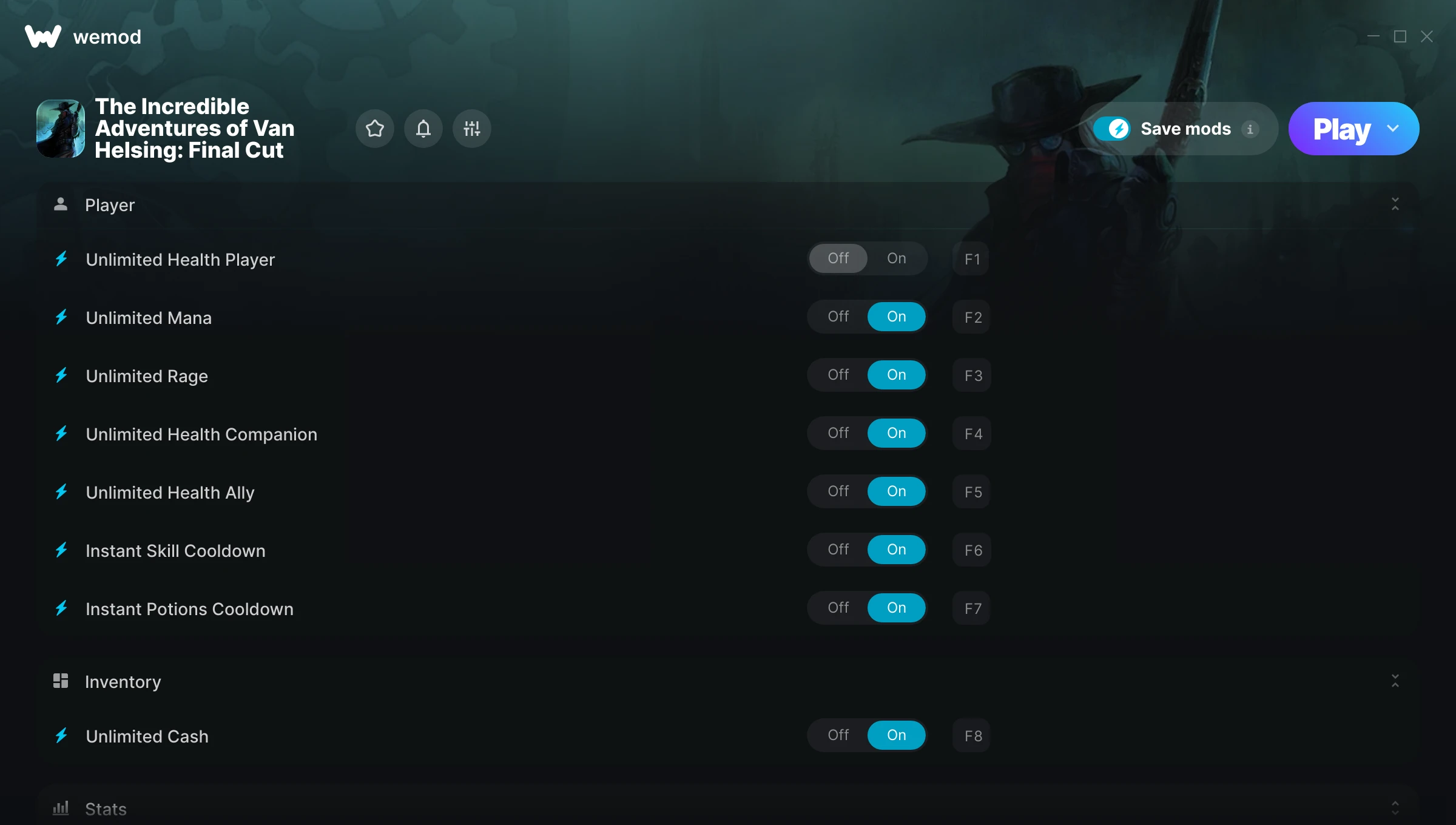 The Incredible Adventures of Van Helsing: Final Cut Trainer screenshot