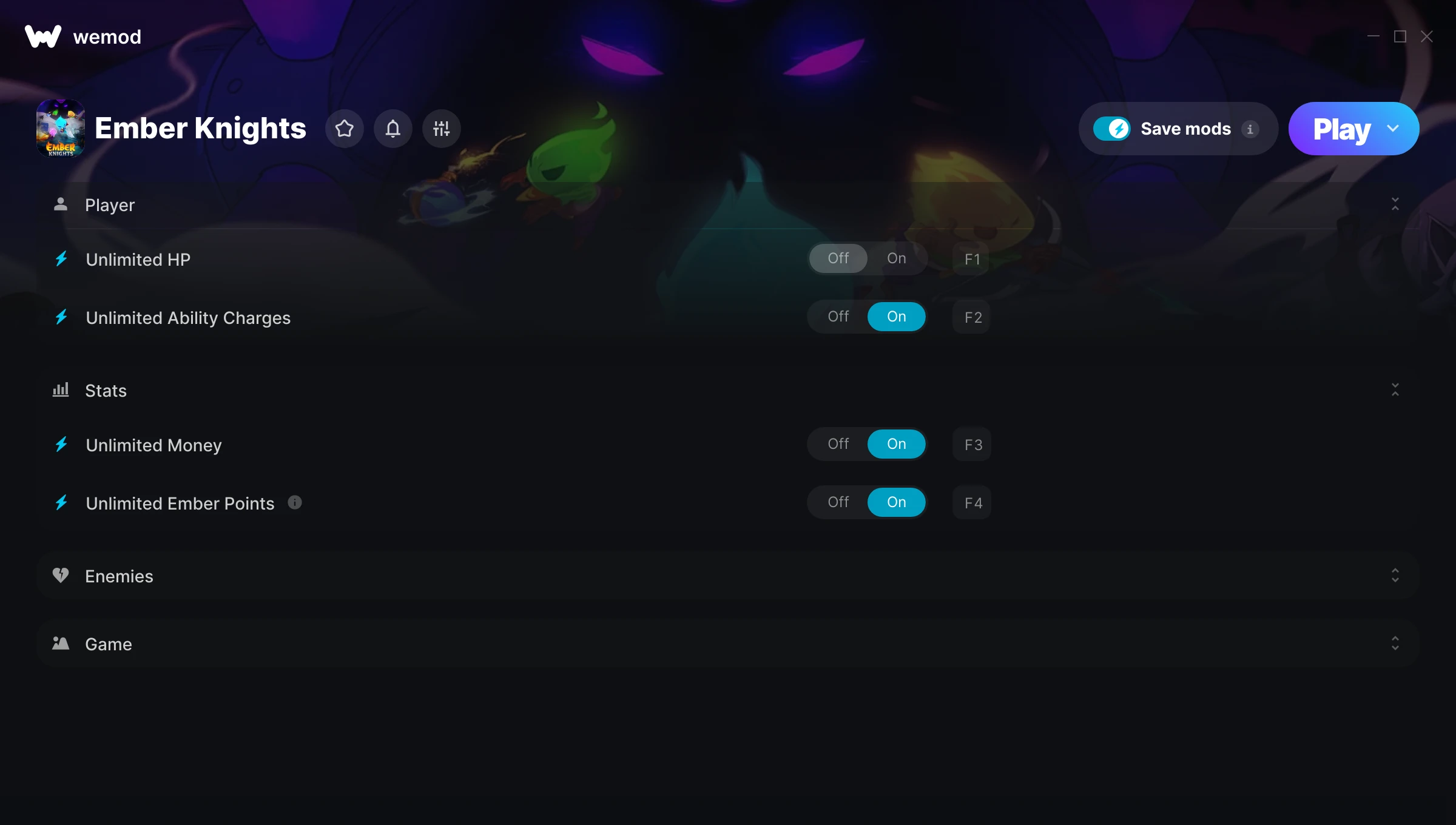 Ember Knights Trainer screenshot