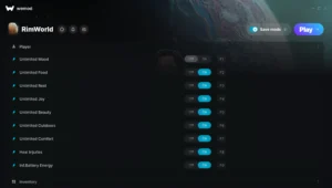 RimWorld Trainer screenshot