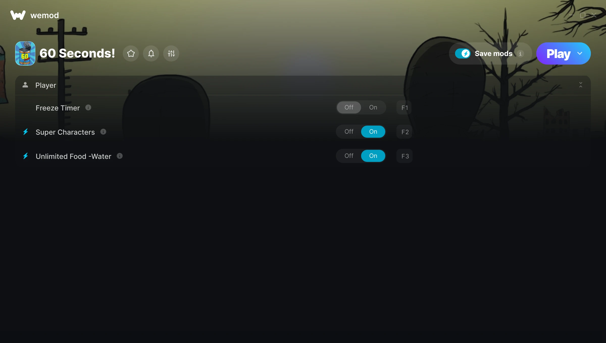 60 Seconds! Trainer screenshot