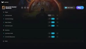 Starpoint Gemini Warlords Trainer screenshot