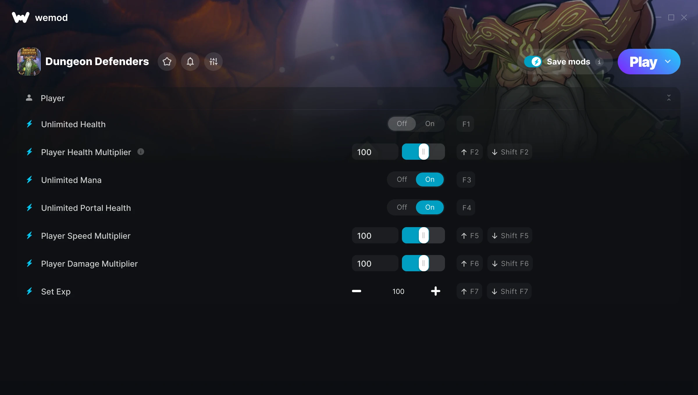 Dungeon Defenders Trainer screenshot