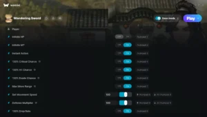 Wandering Sword Trainer screenshot