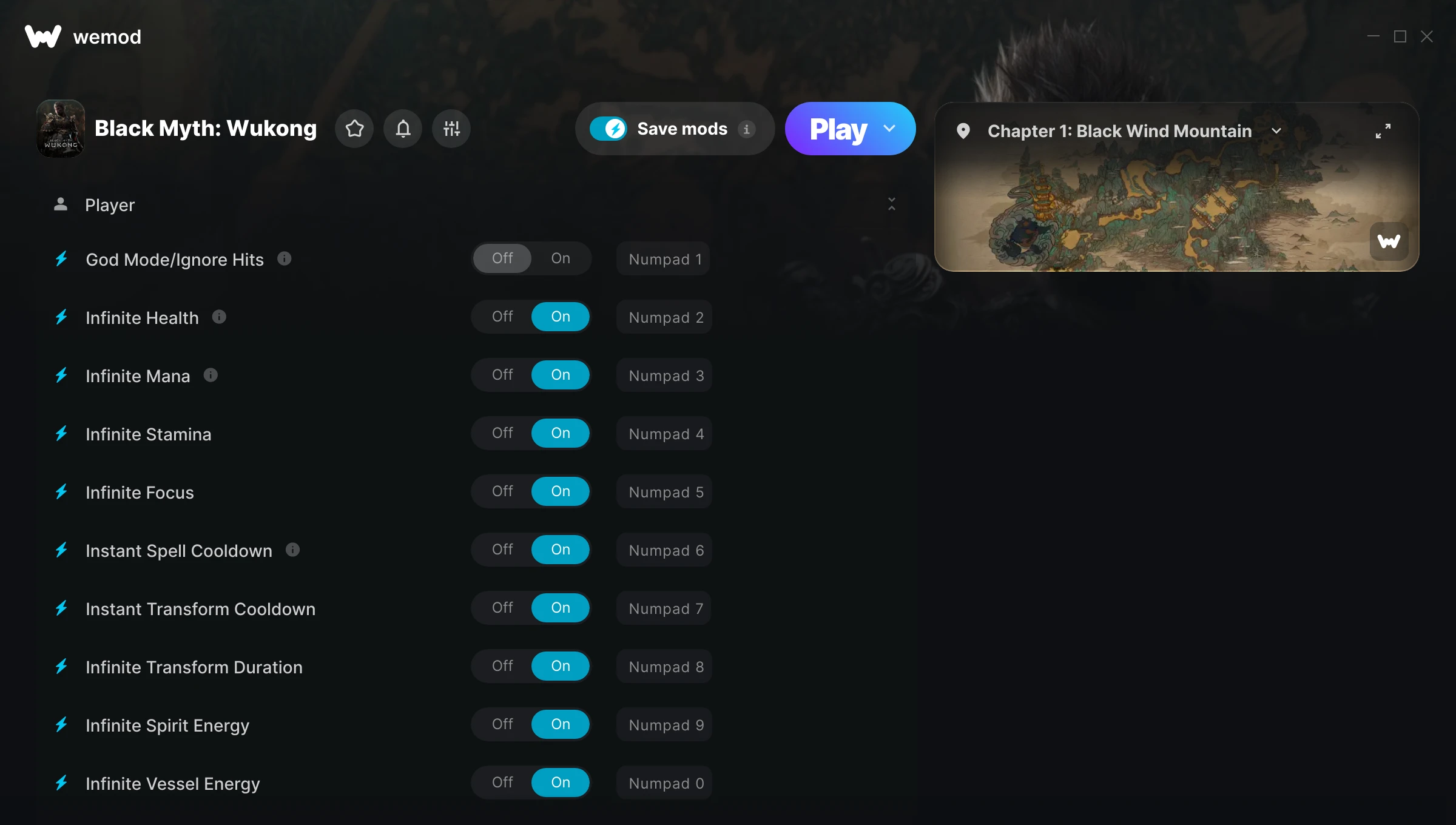 Black Myth Wukong Trainer screenshot