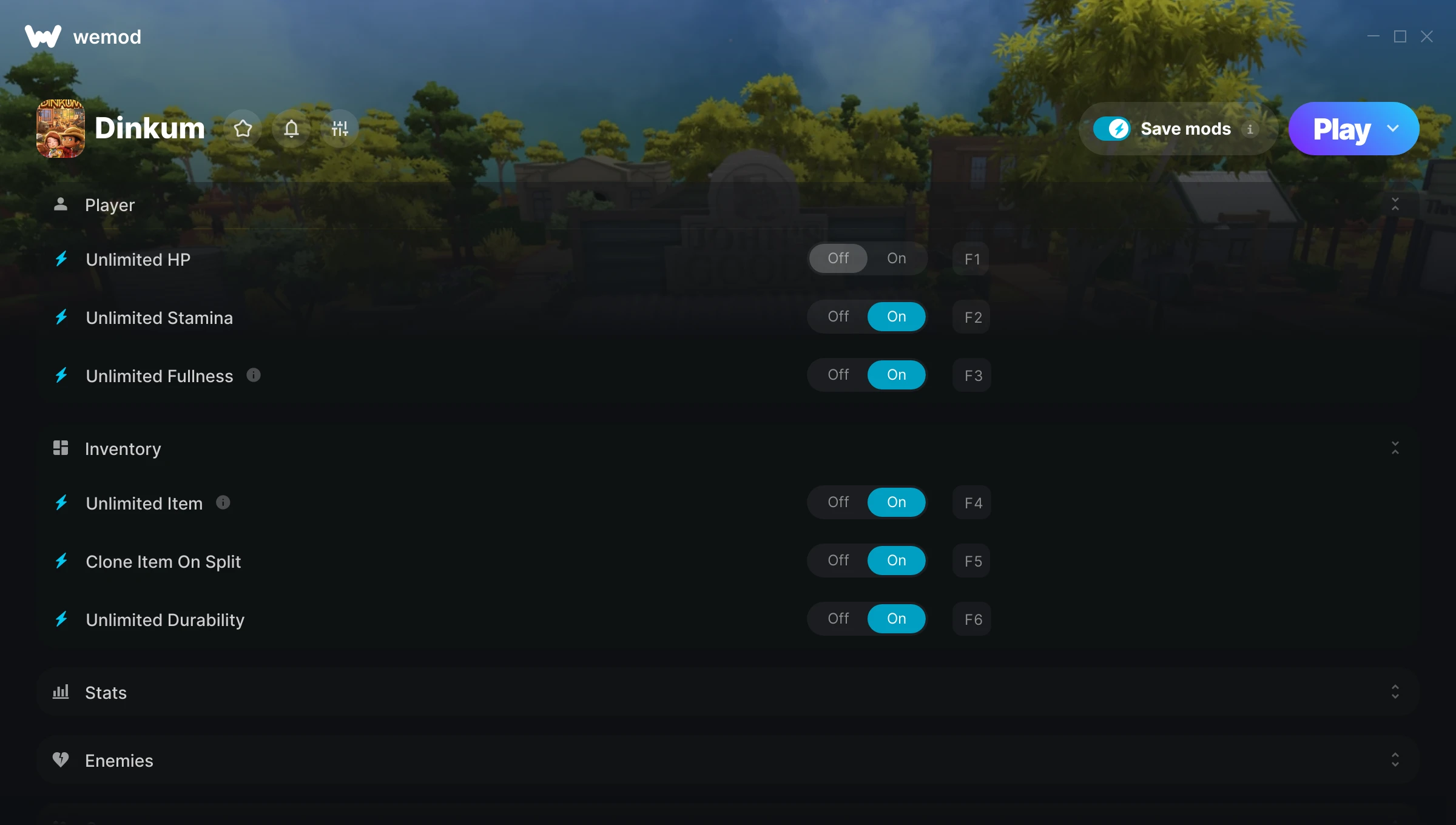 Dinkum Trainer screenshot