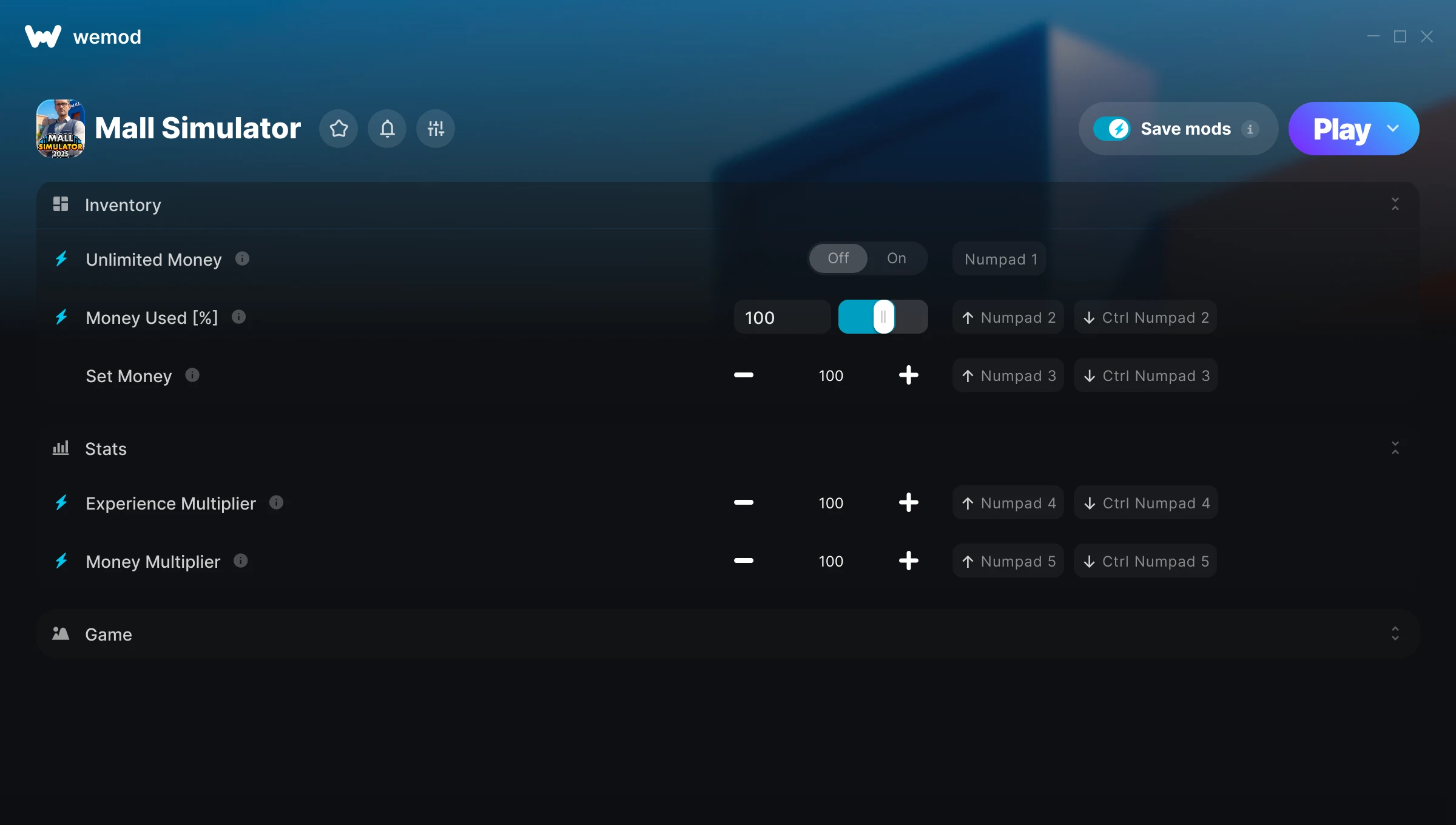 Mall Simulator Trainer screenshot