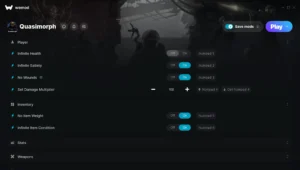 Quasimorph Trainer screenshot