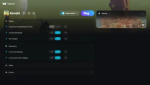 Kenshi Trainer screenshot