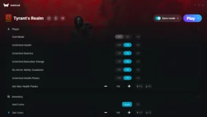 Tyrant's Realm Trainer screenshot