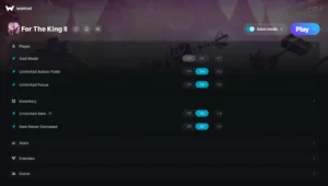 For The King II Trainer screenshot