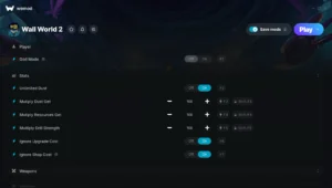 Wall World 2 Trainer screenshot
