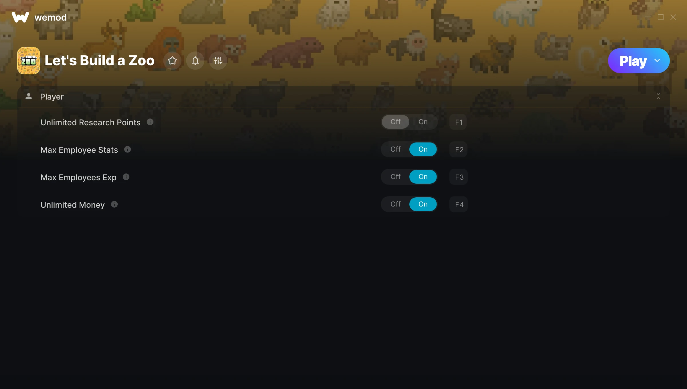 Let's Build a Zoo Trainer screenshot