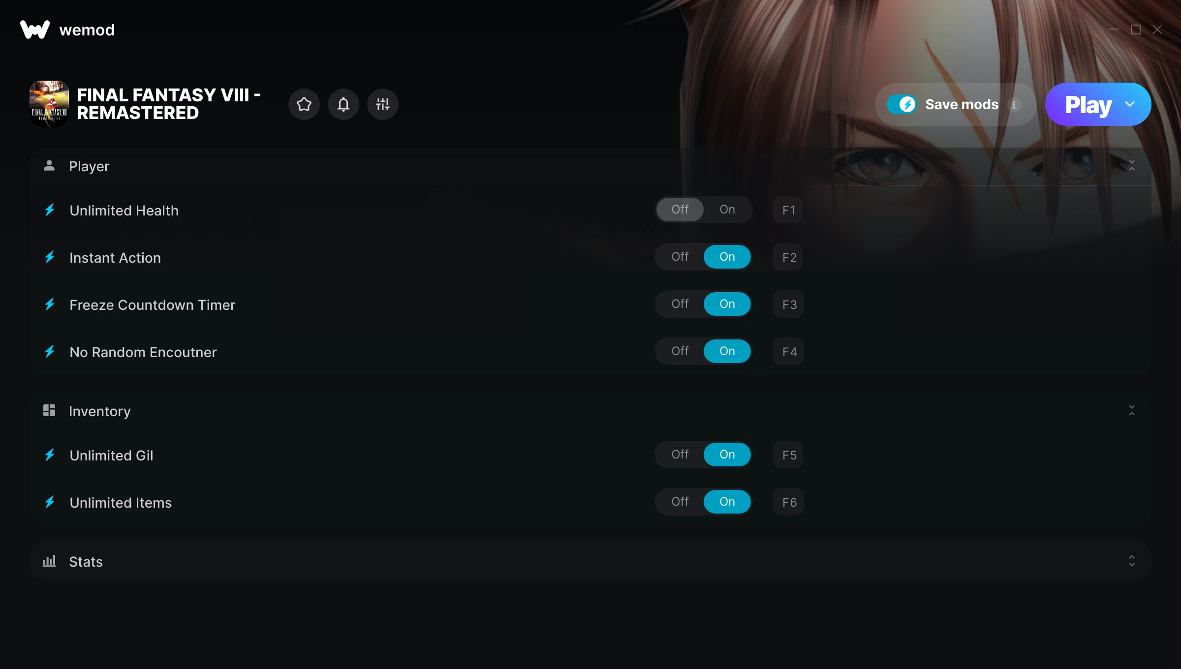 Final Fantasy VIII Remastered Trainer screenshot