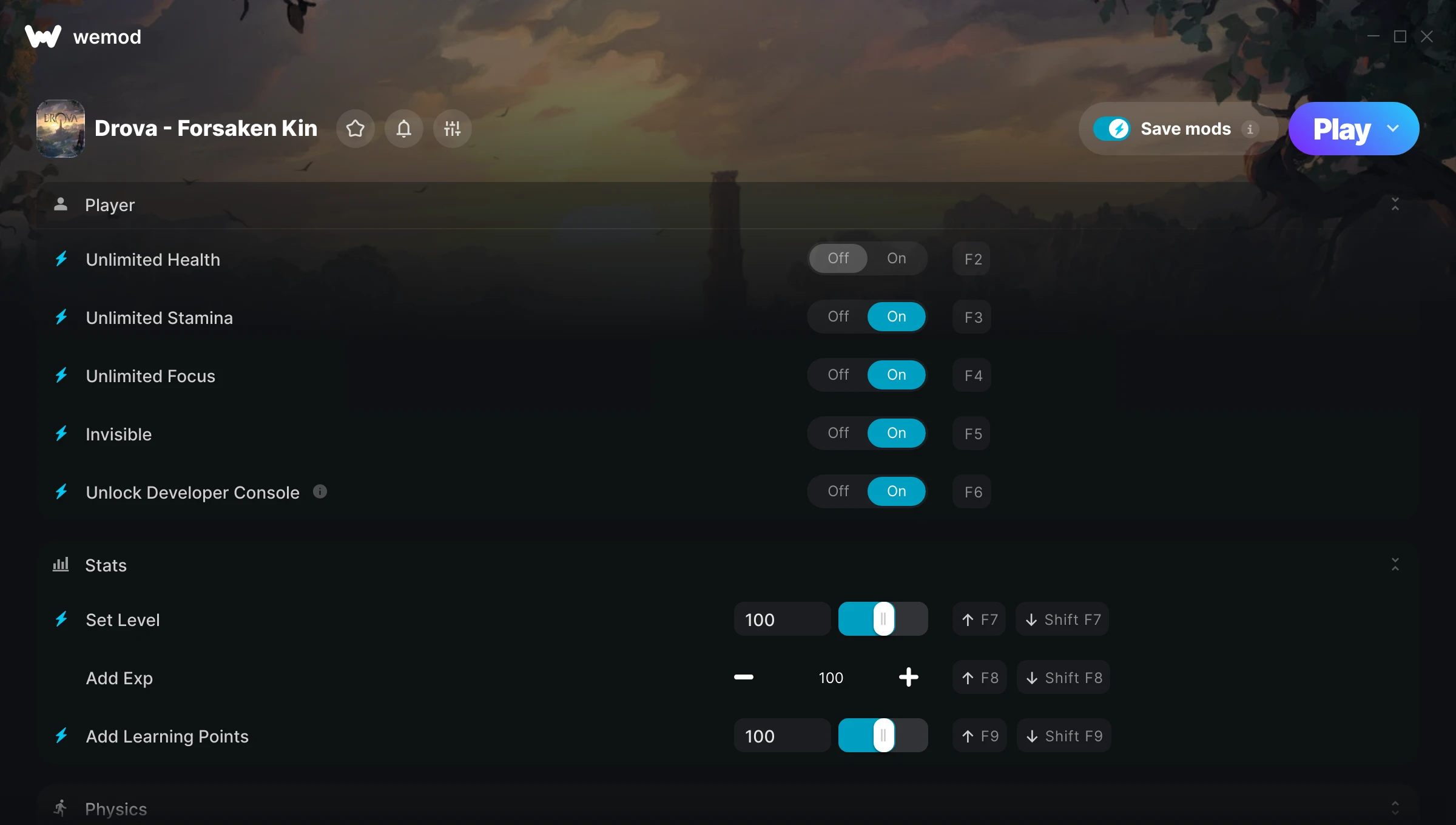 Drova - Forsaken Kin Trainer screenshot