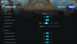 Whiskerwood Trainer screenshot