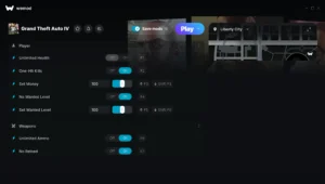 Grand Theft Auto IV Trainer screenshot