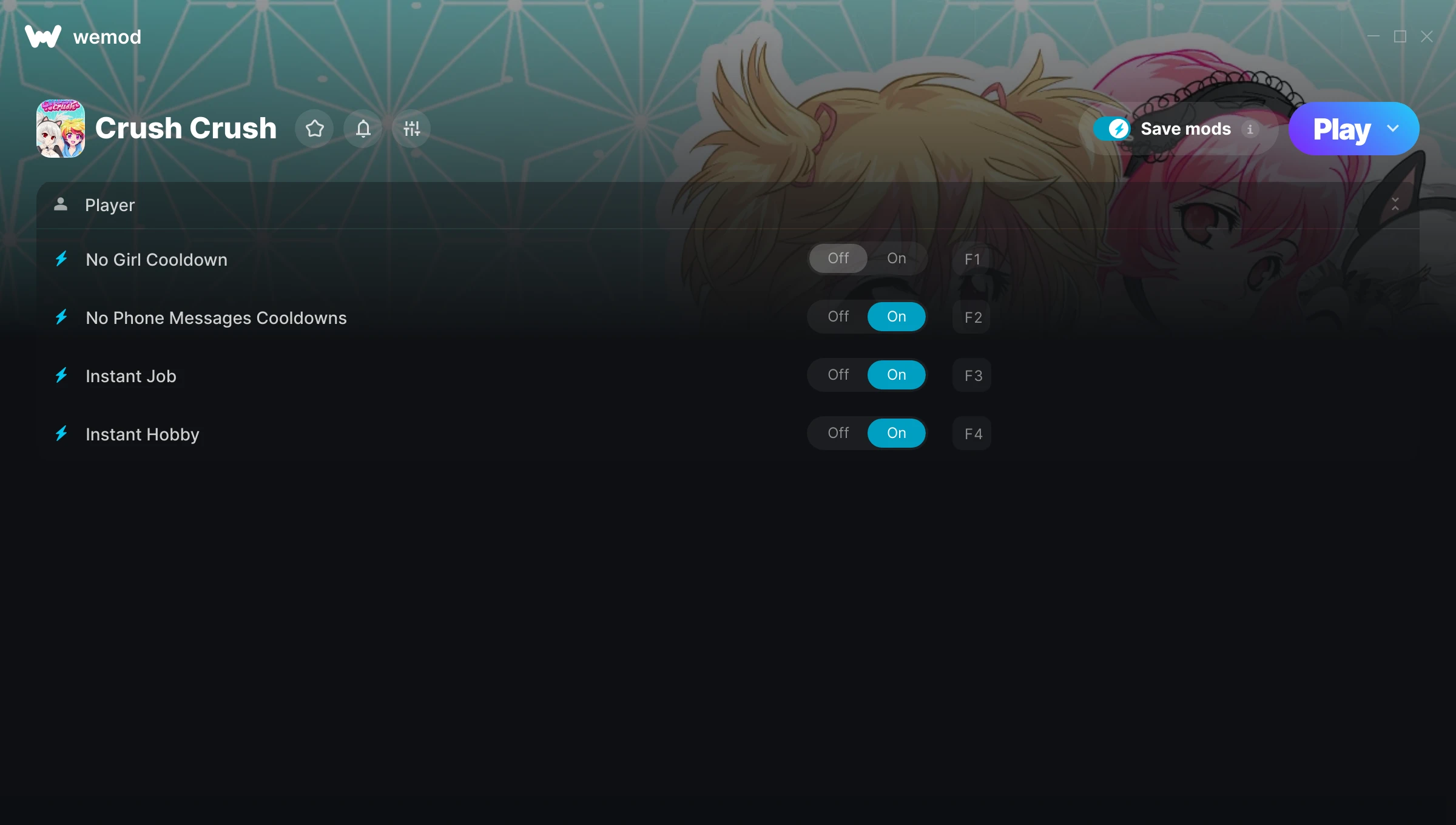 Crush Crush Trainer screenshot