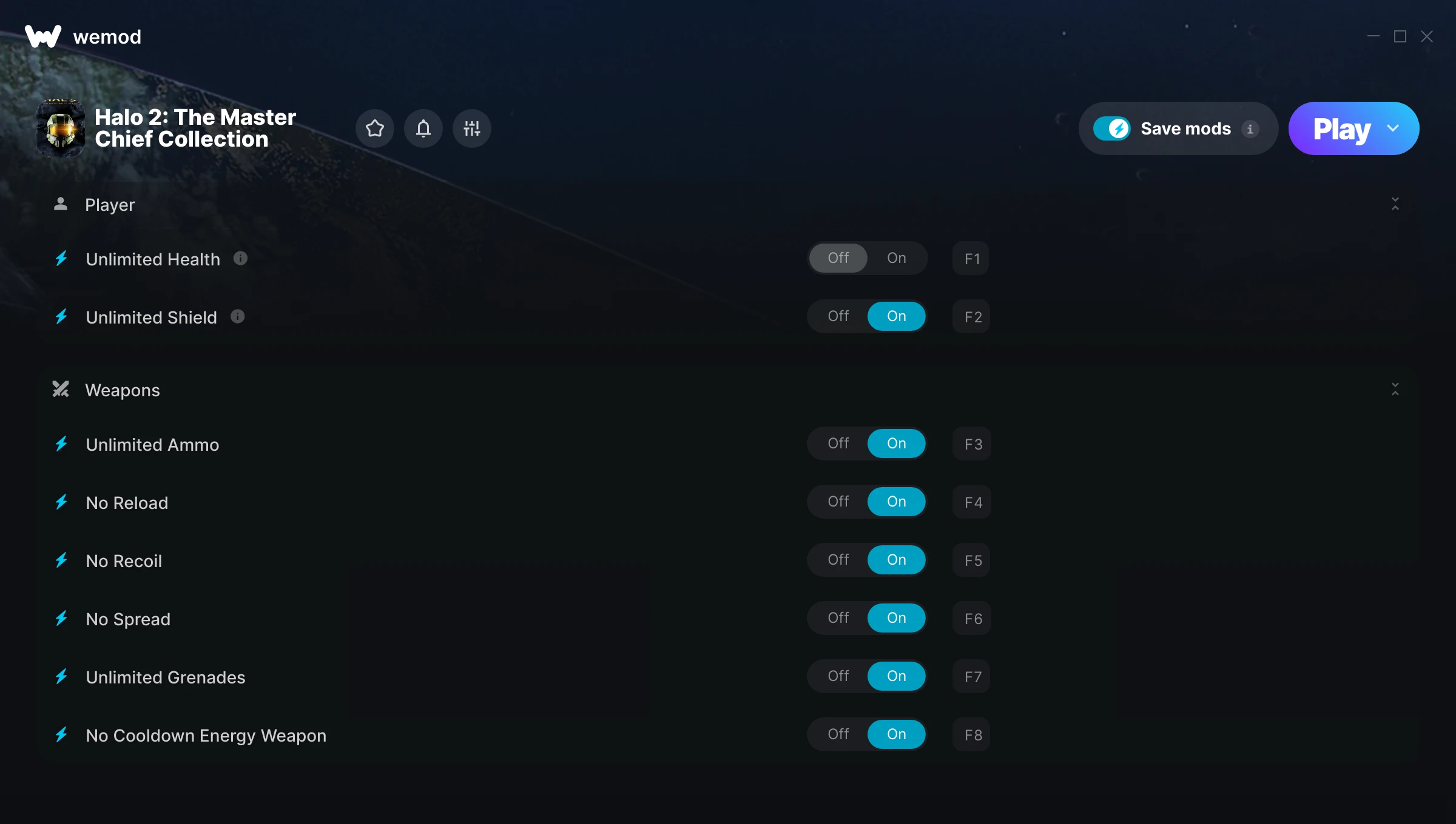 Halo 2: The Master Chief Collection Trainer screenshot