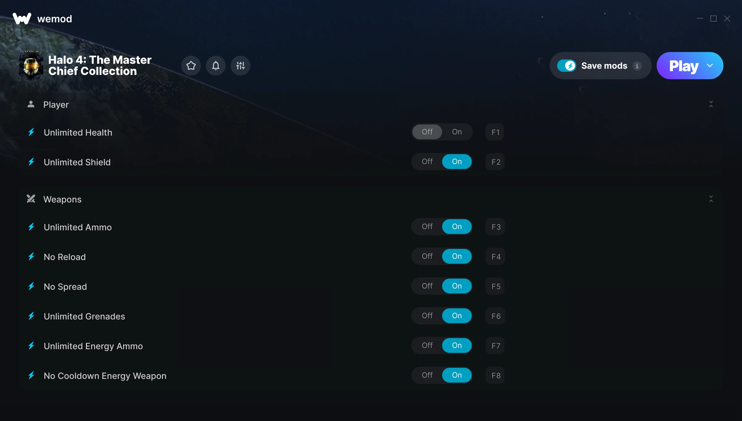 Halo 4: The Master Chief Collection Trainer screenshot