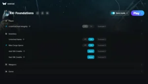 X4: Foundations Trainer screenshot