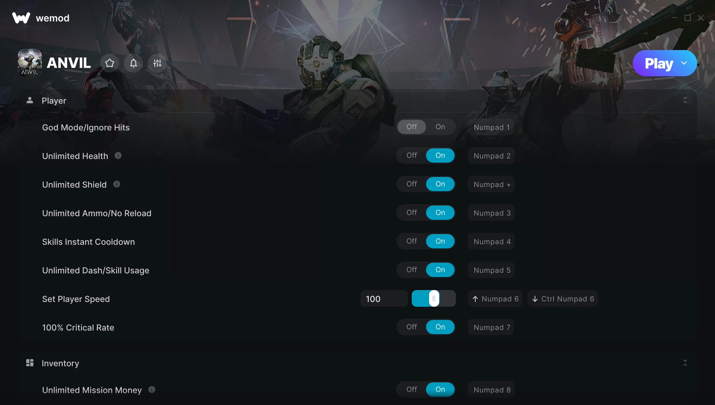 Anvil Trainer screenshot