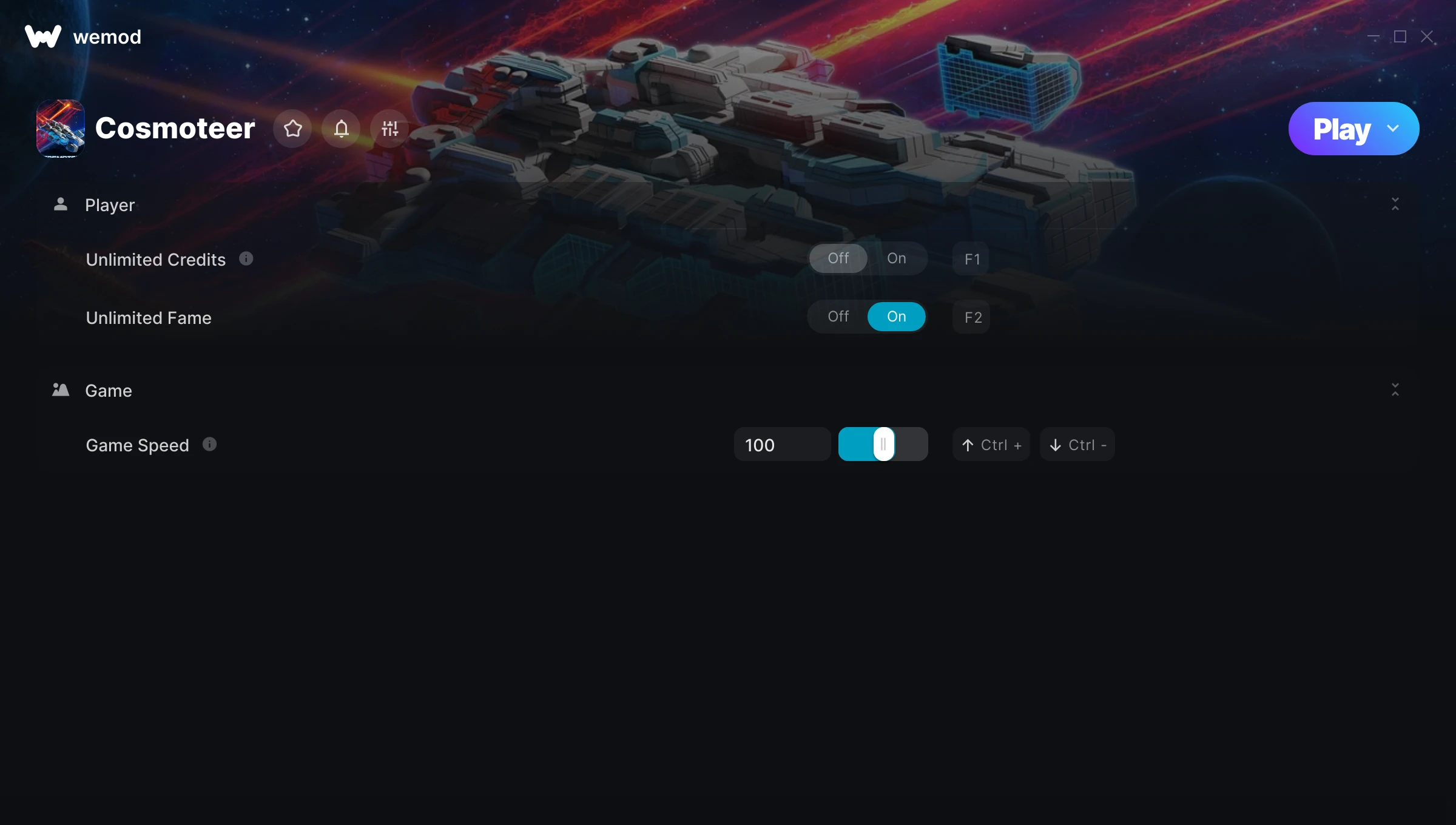 Cosmoteer Trainer screenshot