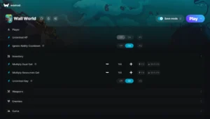 Wall World Trainer screenshot