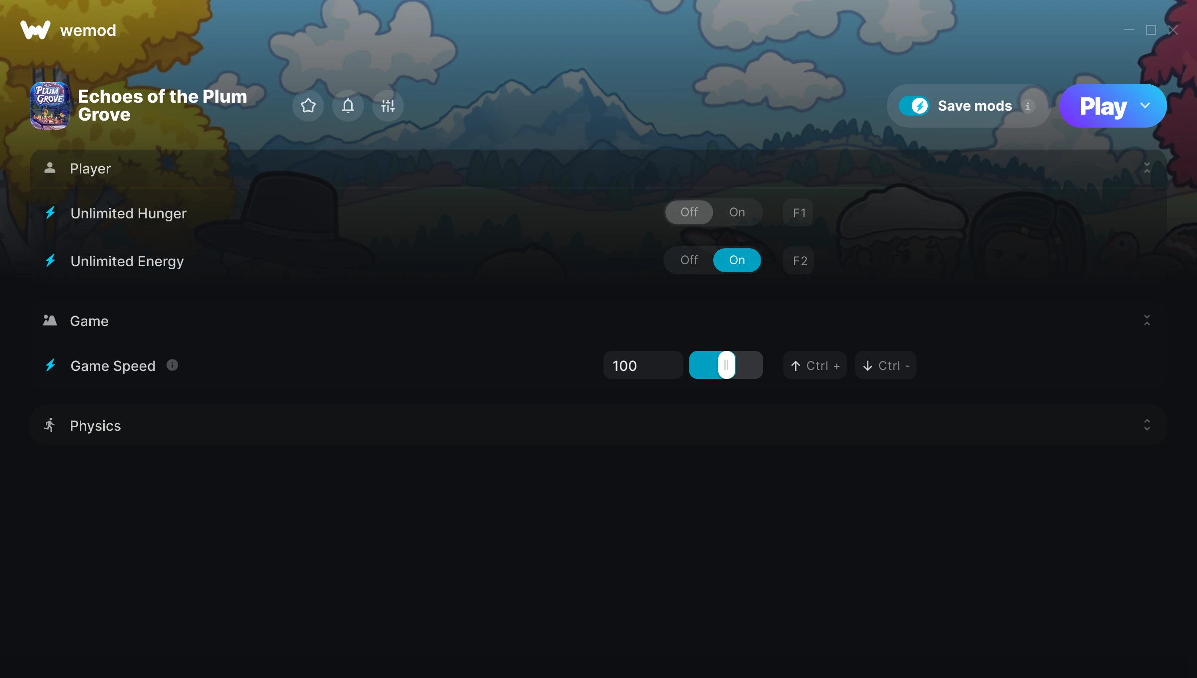 Echoes of the Plum Grove Trainer screenshot